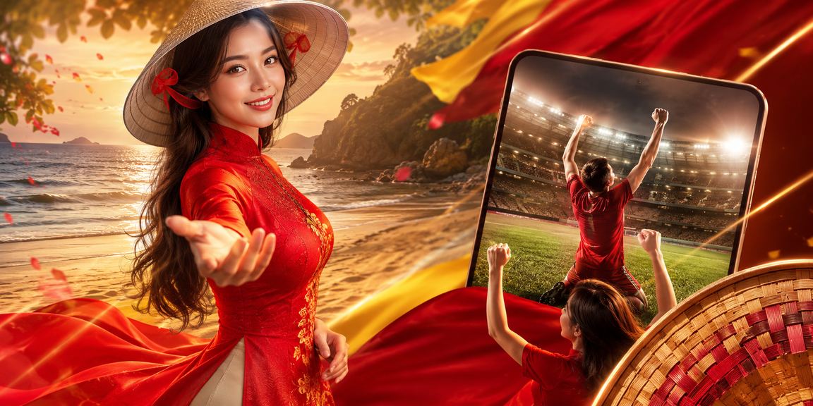 Màn hình cá cược casino và thể thao trực tuyến tại Việt Nam với giao diện tiếng Việt thân thiện